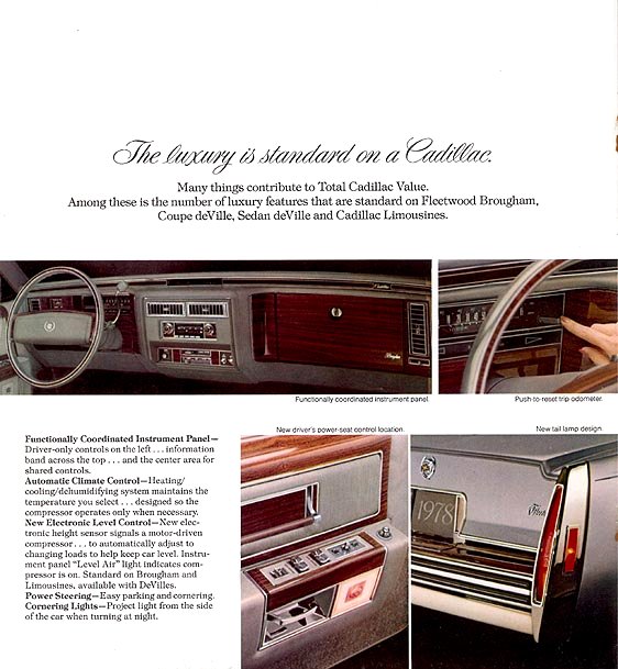 1978 Cadillac Brochure Page 7
